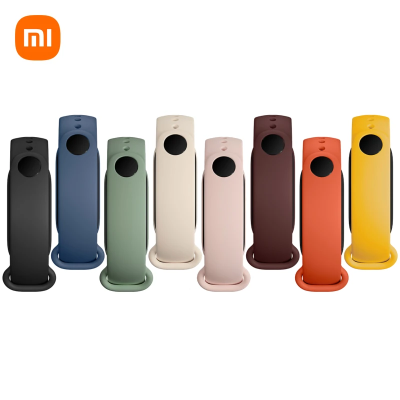 Original Xiaomi Mi Band 6 Strap Pink Purple Ivory Olive Blue Black Color Smart Accessories for Xiaomi Mi Smart Band 6 NFC