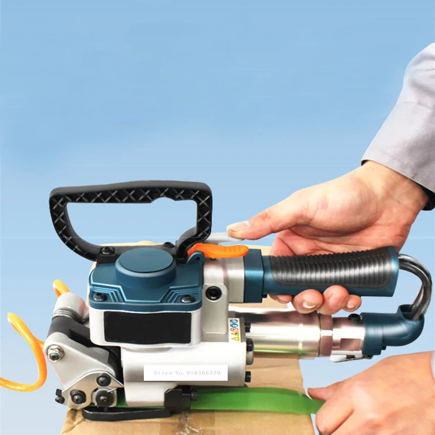 

Портативный ПЭТ пластиковый ОБВЯЗОЧНЫЙ станок, пневматический пресс, обвязочный инструмент, упаковочная машина для 13-19 мм ПП пластиковых ремней