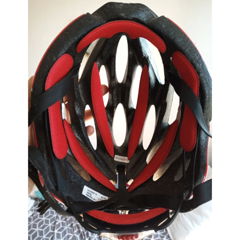 LOCLE Comfortable Cycling Bicycle Helmet Lining Cycling Helmet Pads Soft Sealed Sponge Bicycle Helmet of Inner Pad
