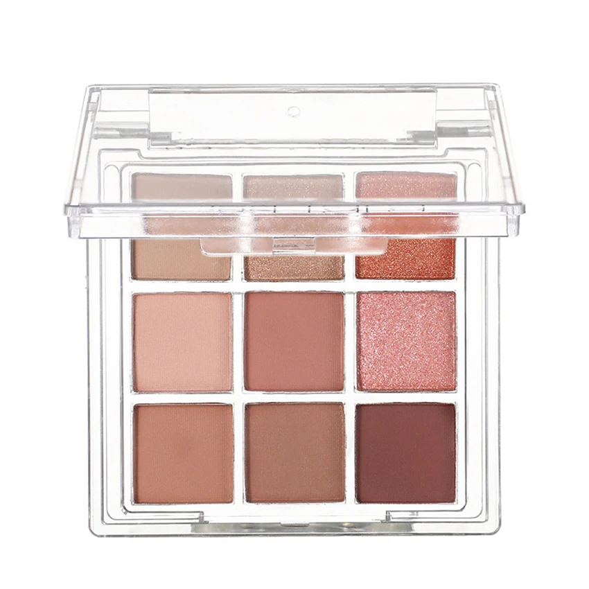 Lấp Lánh Eyeshadow Palette 9 Màu Tạo Bảng Mini Lắc Chân Nữ Phấn Mắt Di Động Mắt Trang Điểm Mỹ Phẩm Làm Đẹp Dụng Cụ