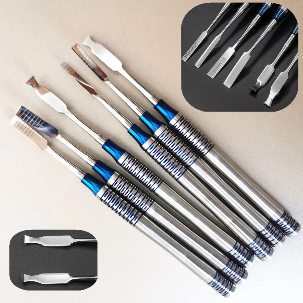 6Pcs High Quality Dental Implant Scraper Dental Ochsenbein Chisel Tooth Bone knife Bone Split Grafting Surgery Surgical Tool