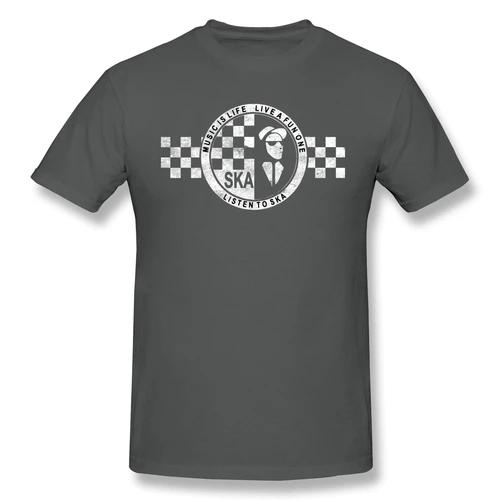 Imagen 2 del producto Camiseta informal SKA Is Life, gran oferta, camiseta Life Is Strange, camisetas 100% de algodón con cuello redondo