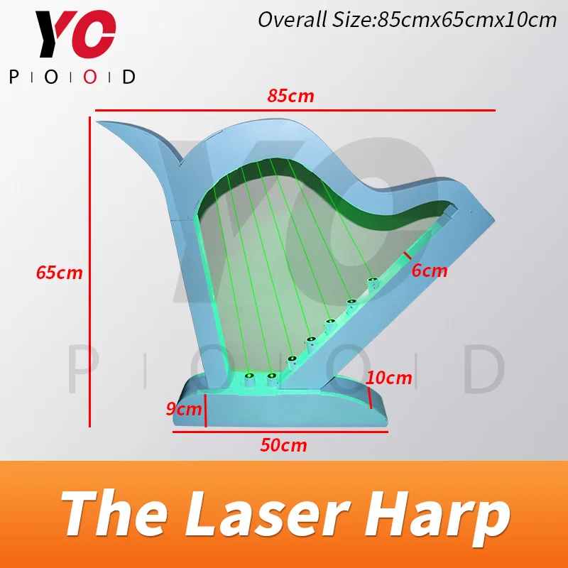 Takagism Game prop laser harp for room escape game touch the lasers in order to unlock DIY manufacture