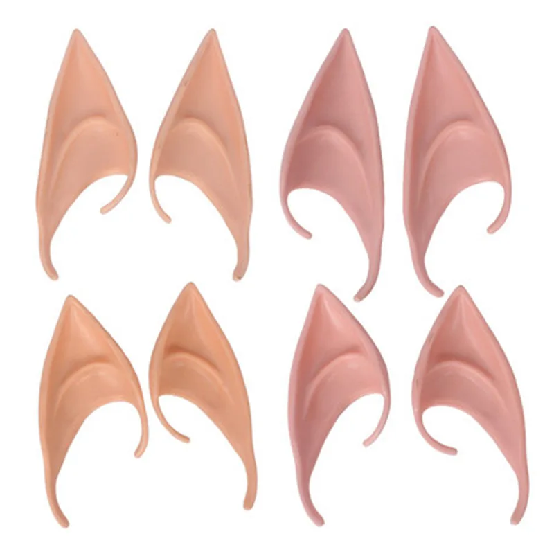 1Pair Halloween Party Elven Elf Ears Pointed Anime Fairy Cosplay Costumes Vampire Angel Ears Christmas Party Mask Gift