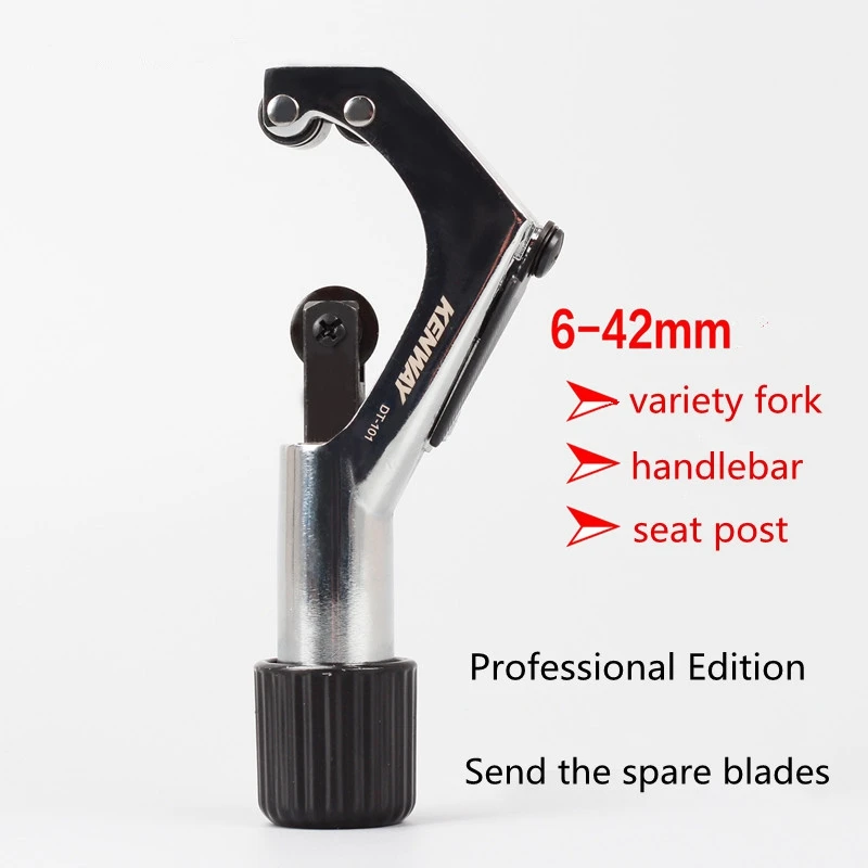 

RISK Professional Mountain Bike 28.6mm Fork Cutter MTB Bicycle Head Tube Pipe Handlebar Seat Post Repair Cutter Tool for 6-42mm