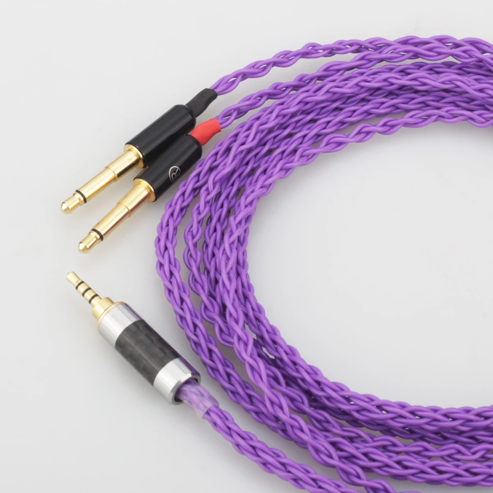 Audiocrast HC019 8cores Replacement Headphones Cable Audio Upgrade Cable For Meze 99 Classics/Focal Elear Headphones