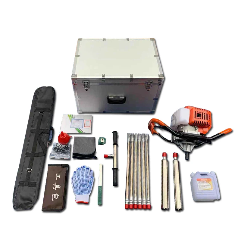 

SK-J Gasoline Powered Soil Sampler 52CC Powered soil sampler aluminum case portable soil sampler 3M soil sampler