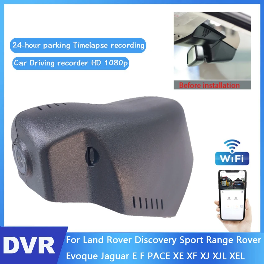 Car DVR Wifi Camera For Land Rover Discovery Sport Range Rover Evoque Jaguar E F PACE XE XF XJ XJL XEL HD Driving Video Recorder