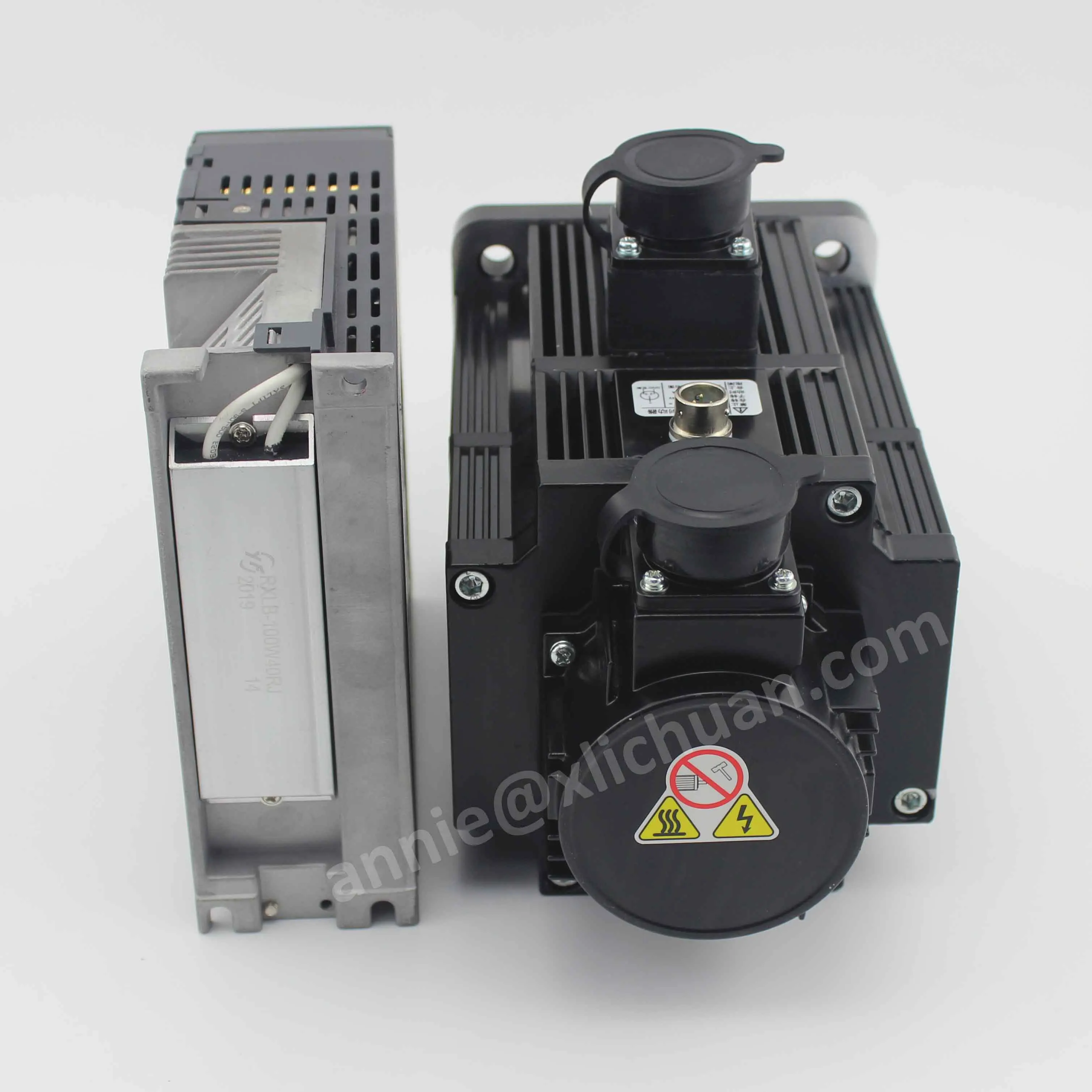 AC servo motor 2.6KW with brkae 130ST-M10025ZB 10Nm 2500ppr and ac servo driver kit 1phase AC220V motor with brake for Z axis