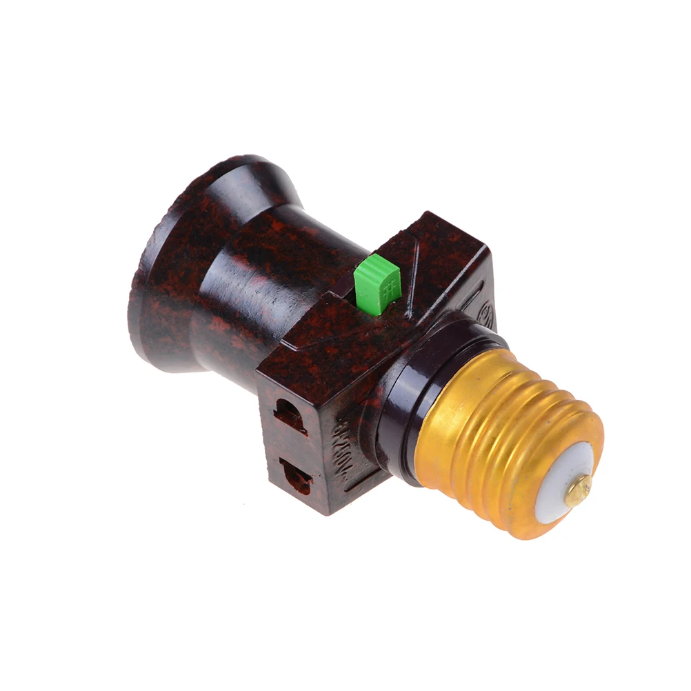 111V- 240V E27 Screw Bulb Holder Convert To With Switch Lamp Socket LED Bulb Adapter Lighting