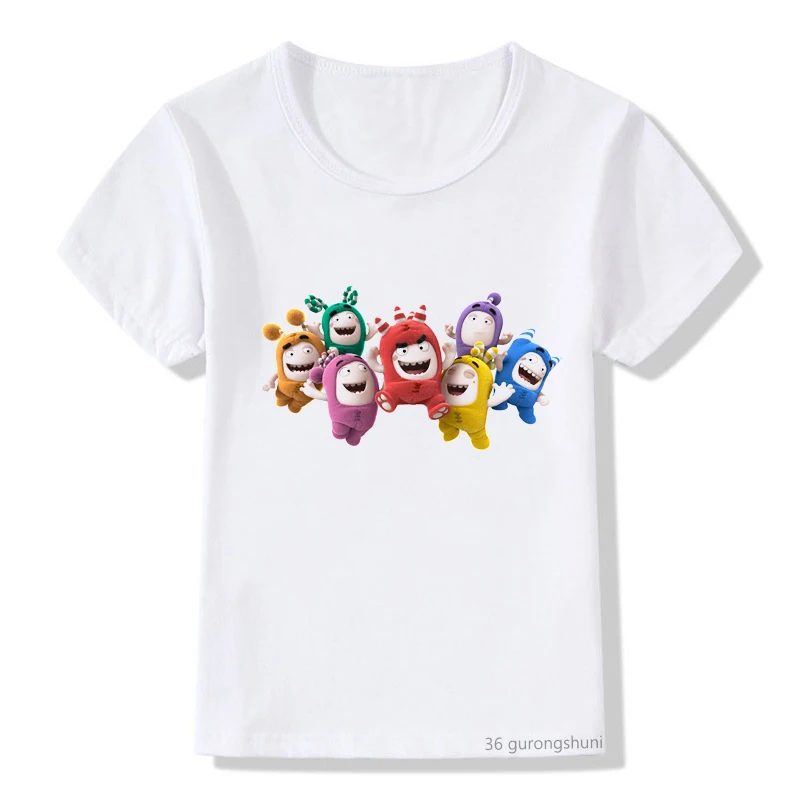 

Fashion Children T-Shirts Cute Addobods Cartoon Print Boys T Shirts Summer Casual Kids Tops Harajuku Cute Girls Tshirts Clothing