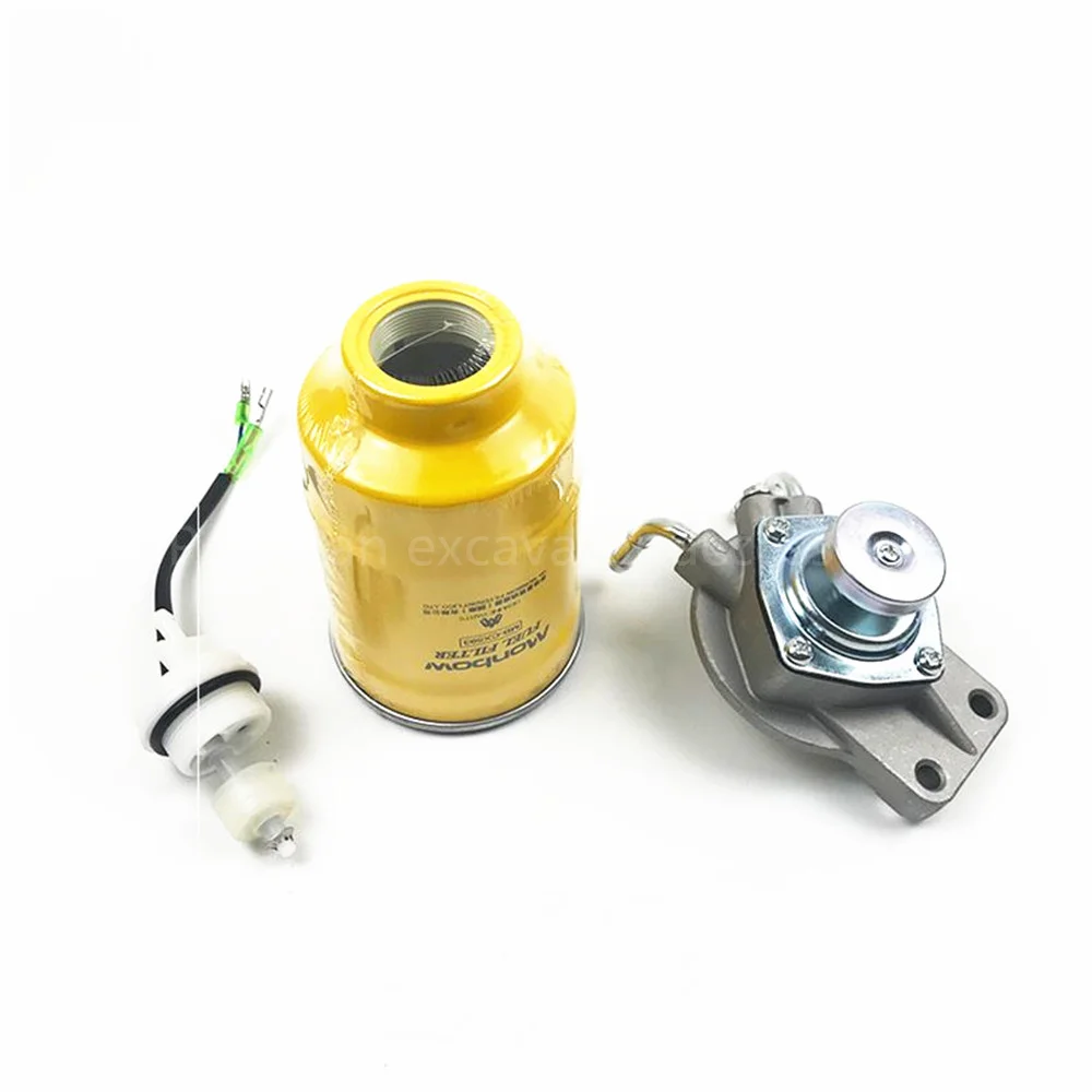 Afbeelding 5: Voor Takeuchi 175 Kato 307 308 55B Olie-waterafscheider Filter Kobelco 60 Filter Element Carrier Graafmachine Onderdelen