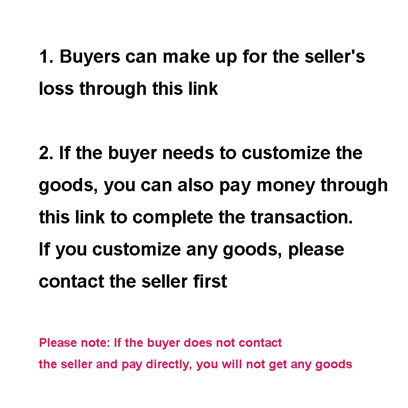 

This is a payment link,Before paying, contact the seller