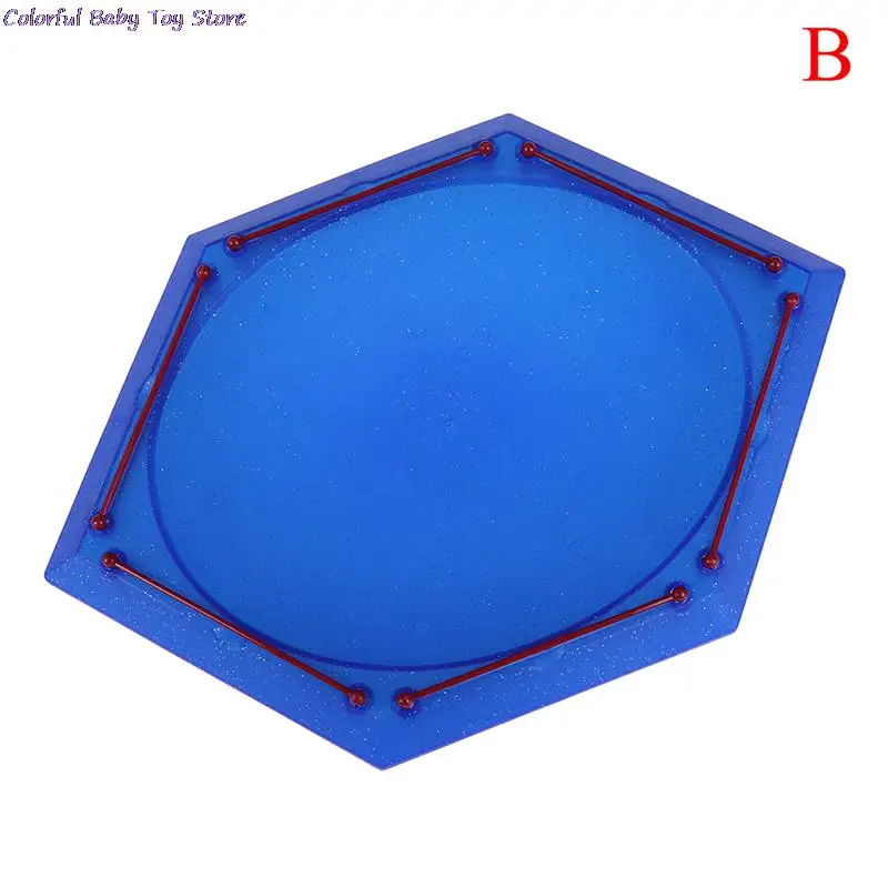 1pc Burst Gyro Arena Disk Exciting Duel Spinning Top Launcher Accessories Arena  Stadium Gift For Kids