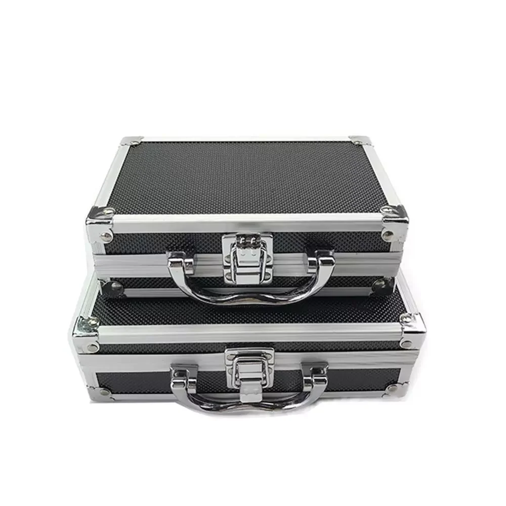 Car Tool Box Maintenance Equipment Safety Storage Suitcase Hardware Auto Repair Portable Organizer Aluminum Alloy + ABS Toolbox