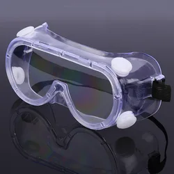 Safety Glasses Adjustable Transparent Polished Chemical Anti Dust Saliva Antisand Goggles Windproof Eye Protection High Quality