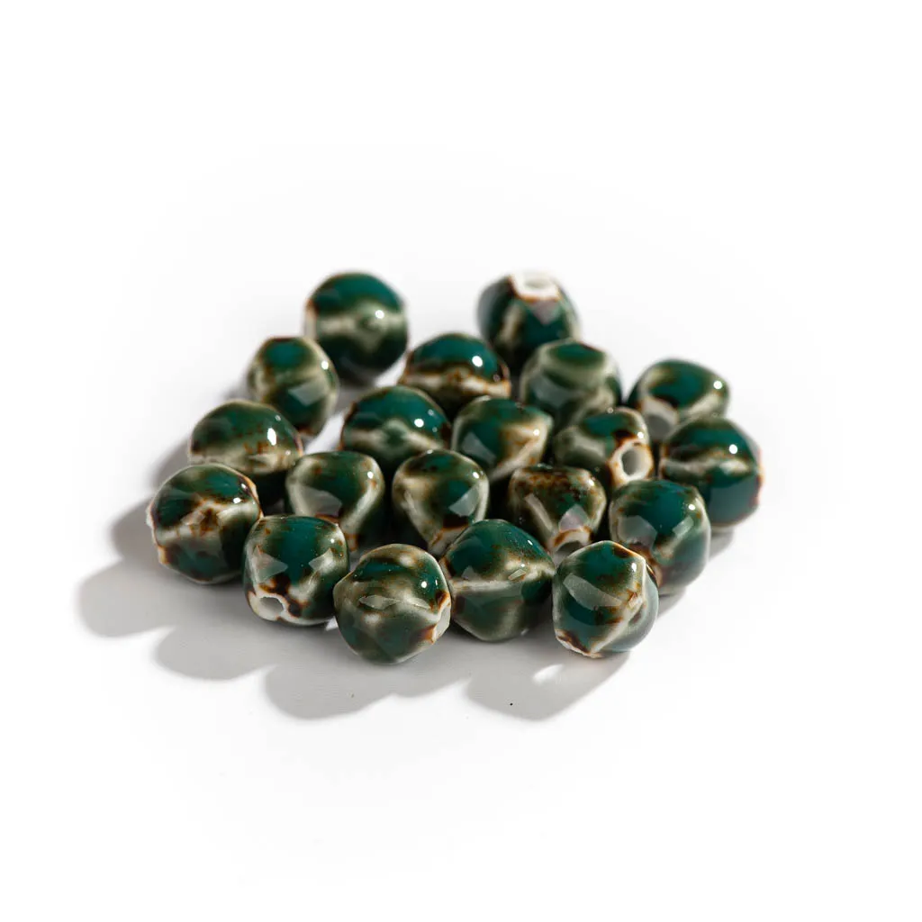 10#20pcs Shape Kiln Color Ceramic Beads Handmade Jewelry Making Supplies Bulk Wholesale Jewellery Bijoux Boho #XN328