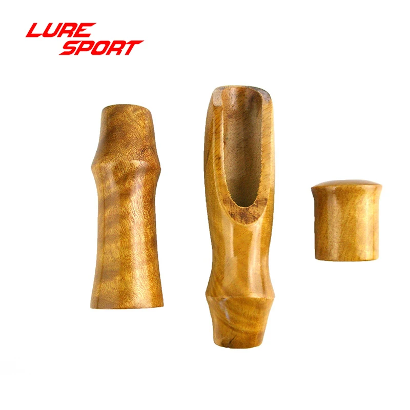 Burl Wood Cap Handle with FUJI VSS Reel Seat hand shape Rod grip Rod Building Component Repair Fishing Pole DIY Accessory