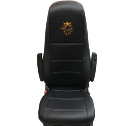 1×Seat Cover Special for Heavy Truck Scania Series G S R P TractorLorry Interior Microfiber Leather Accessories Four Seasons
