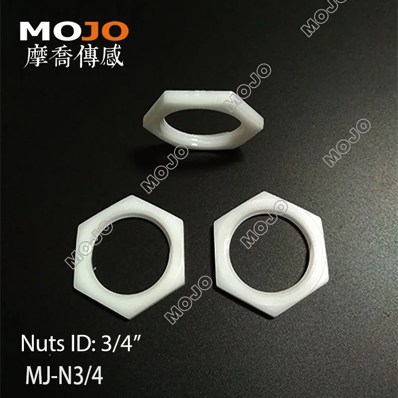 2020 Free shipping! MJ-N3/4 G3/4'' Thread PP material plastic nuts  (100pcs/lots)