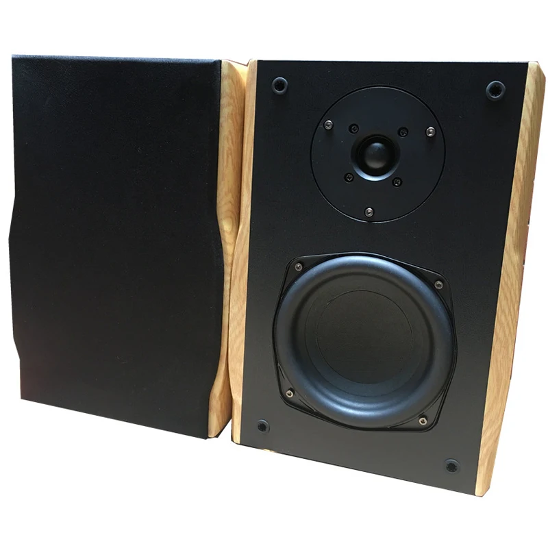 100W 6.5 Inch Siêu Trầm Loa HIFI 2 Chiều Tần Số Loa Kệ Sách 4ohm Gỗ Thụ Động Âm Thanh Sốt Loa Trước