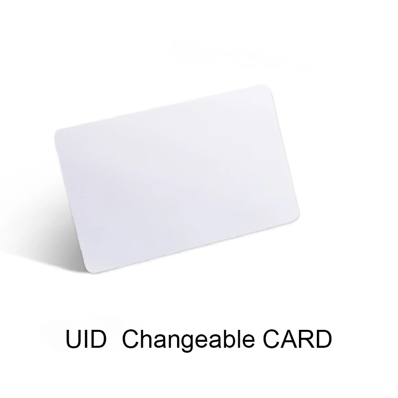 HaChanLun 50pcs UID RFID 13.56mhz  Proximity Chip Block 0 Sector Writable Duplicator Copy IC Tag Card Sticker Key Fob Token Ring