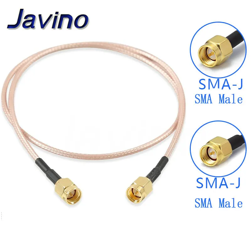 SMA Male To SMA male RG316 cable assembly Jumper Pigtail /10/15/30/50cm/1m SMA plug Crimp FPV RG316 Cable 50ohms