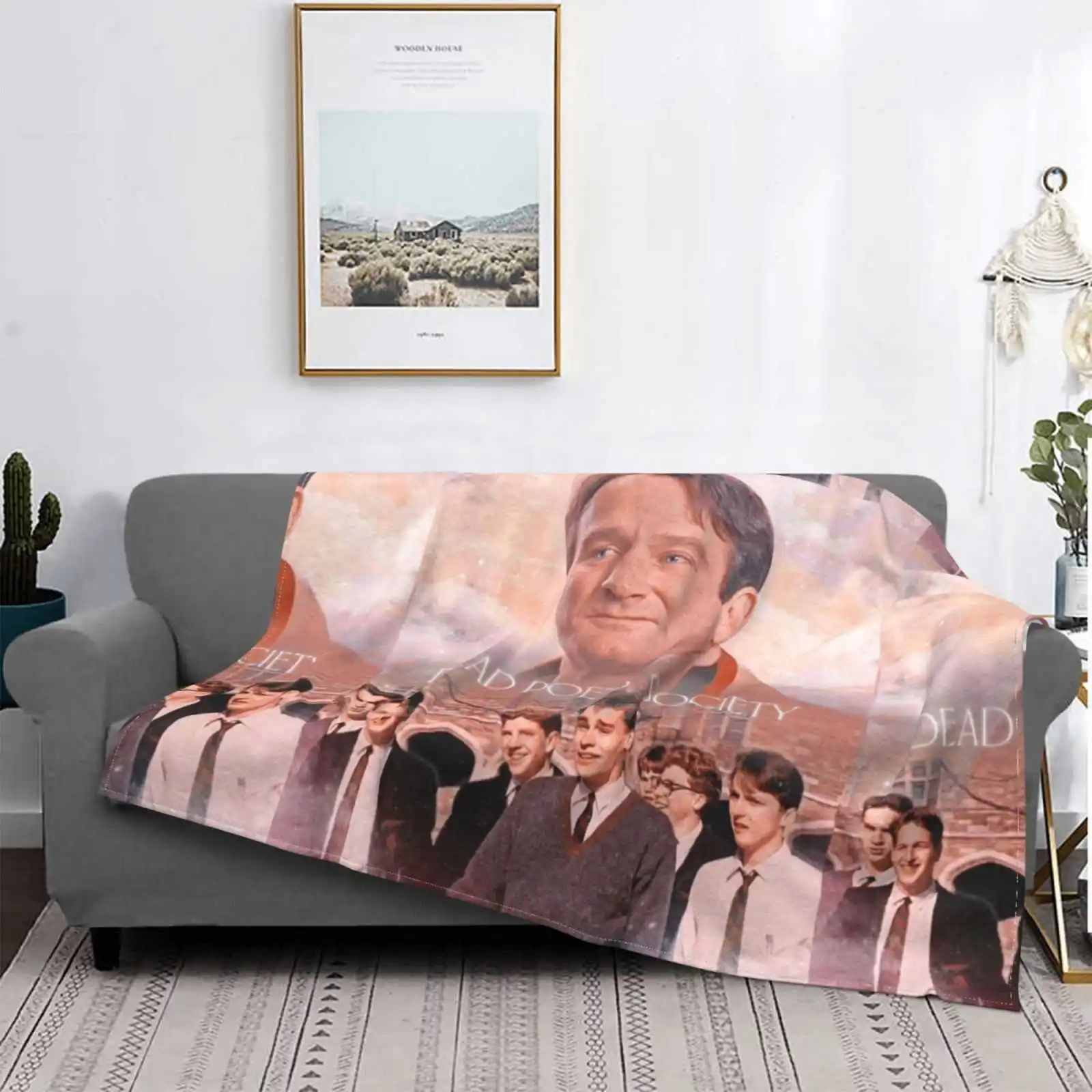 Dead Poets Society Poster Best Selling Room Household Flannel Blanket Dead Poets Society Dps Deadpoetssociety Neil Perry Robin