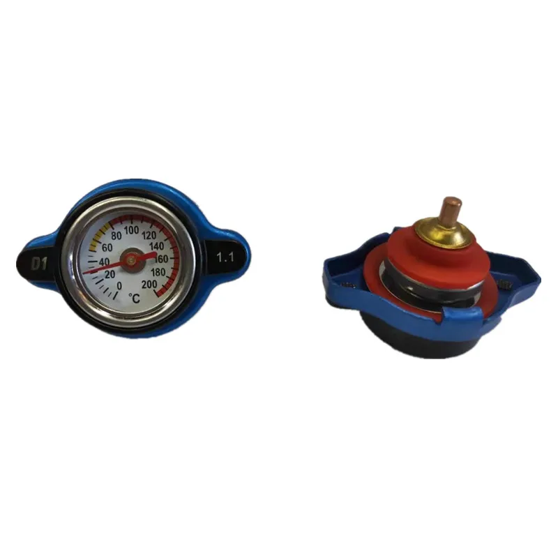 Car Motorcycle Styling SPSLD Thermo Radiator Cap Tank Cover Water Temperature Gauge with Utility Safe 0.9 Bar/ 1.1 Bar/1.3 Bar