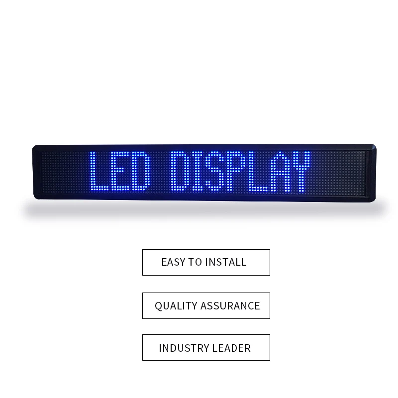 Indoor programmable LED information sign remote control display advertising LED board p7.62 electronic digital display