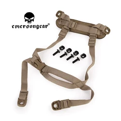 EMERSONGEAR Tactical Helmet Retention System H-Nape Chin Strap For Mich Helmet Airsoft Hunting Paintball Safety Shooting EM5660