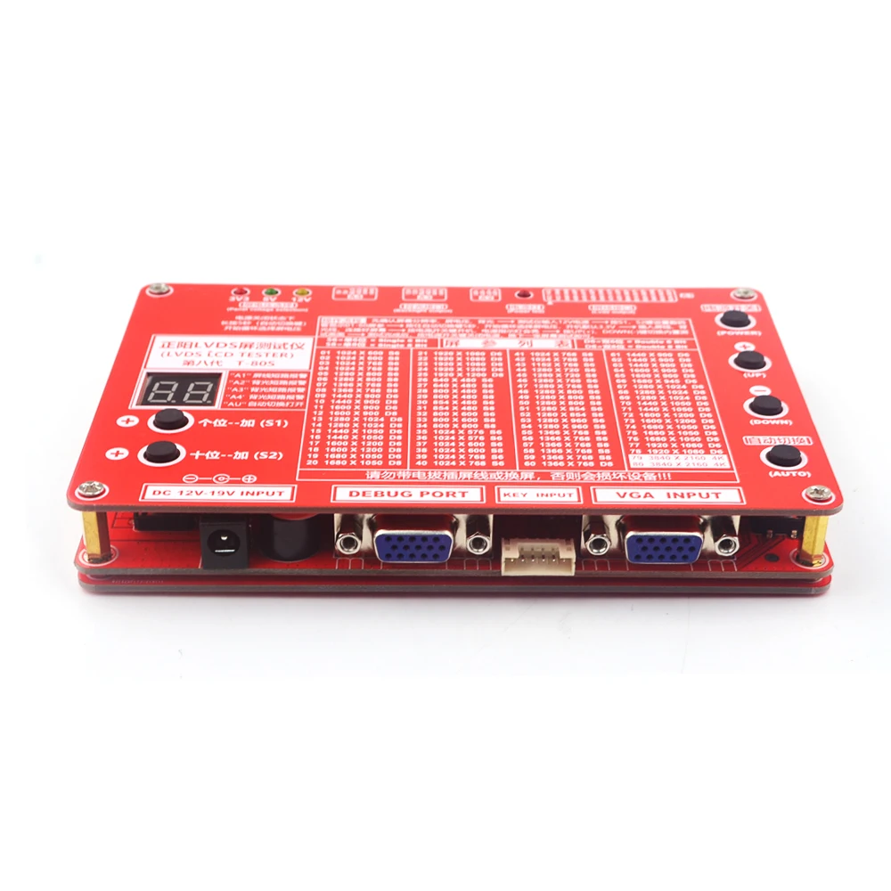 Strumento di Test del pannello T-80S Tester per schermo LCD a LED per Inverter di riparazione TV/Computer/Laptop supporto per programma integrato di
