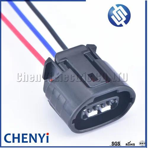 Conectores automotrices de enchufe de alternador ovalado, 3 pines, 6189-0442 hembra, para Nissan, Toyota, Lexus, 1UZ, 2UZ, 90980-11349 con cables