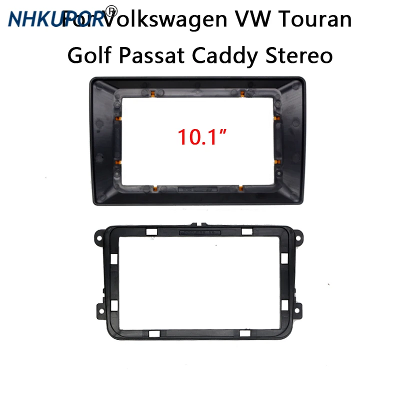 Radio con GPS para coche, Radio con Marco, 2 Din, Android, para VW, Volkswagen, Skoda, Seat, Universal, estéreo, tablero, Fascia, embellecedor, placa frontal
