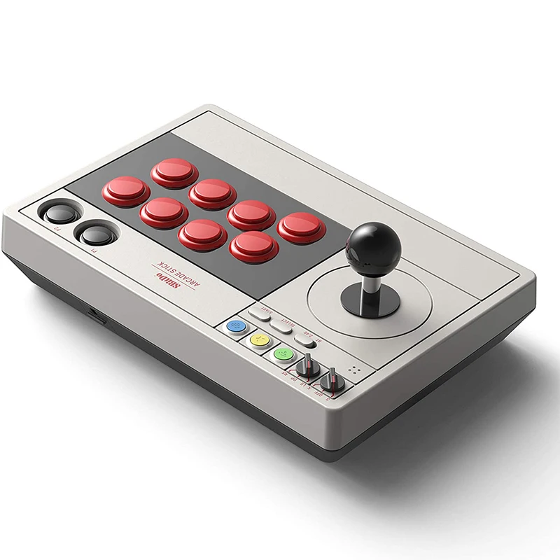 8Bitdo Arcade Stick Support Wired, Wireless Bluetooth and 2.4G with Receiver for Nintendo Switch Windows