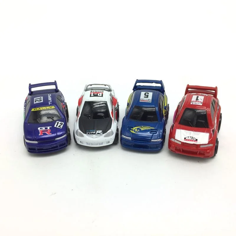 5cm Version Q Mini Alloy Mitsubishi Evo Honda TYPE-R Subaru WRC Nissan GT-R Metal Toys for Boys