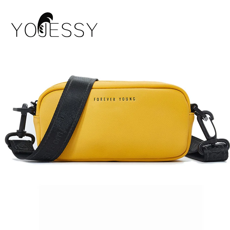 YOJESSY Slim Shoulder Bag Women Multi-functional Chest Bag Pack Female Leather Brand Designer Lady Crossbody Messenger Bag