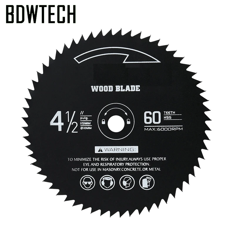 شحن مجاني 115 مللي متر شفرة المنشار ل BDEWTECH BTC02 التعميم المنشار 115x10 مللي متر عودة مجانية