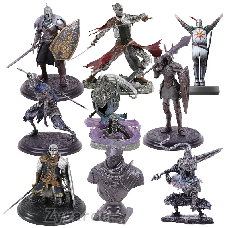 Фигурка из ПВХ «Темные души», черный фараам, Красный рыцарь, арториас, продвинутый рыцарь бездны, воин