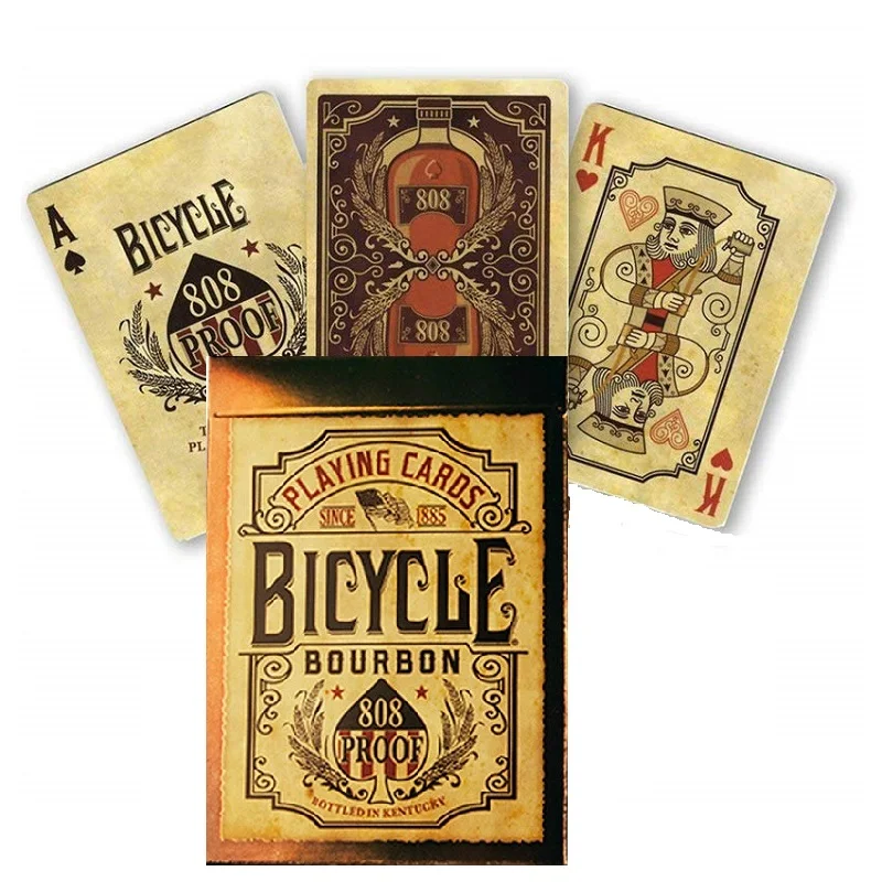 

Bicycle Bourbon 808 Proof Playing Cards Kentucky Whiskey Deck USPCC Collectible Poker Card Games Magic Tricks Props for Magician