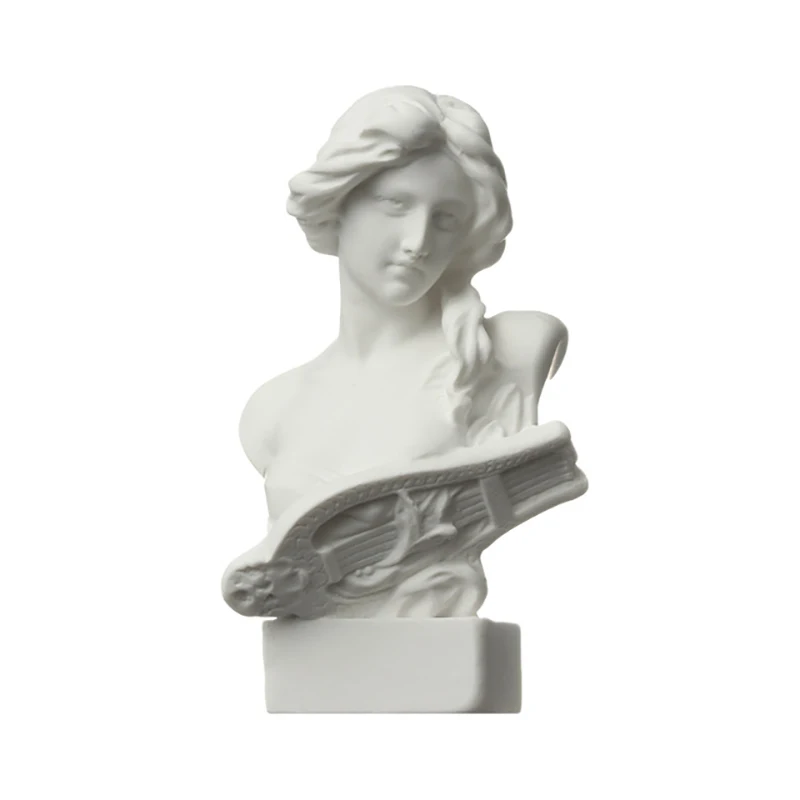 5-7cm home decor decorative statues Sculpture House home decoration living room Sculpture Plaster Bust Greek Figurine Miniatures