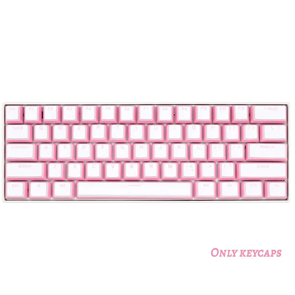 

104 Keys PBT OEM Double Color Pudding Keycaps For Gaming Mechanical Keyboard Colorful Letters For Cherry Mx Switch Color Match