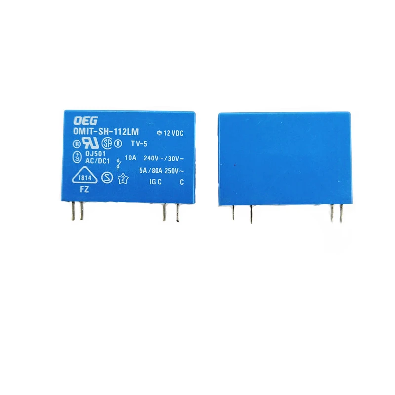 

5PCS/10PCS NEW Relay OMIH-SS-112L OMIH-SS-124L OMIH SS 124L OMIHSS 112L 12VDC 24VDC 12V 5PIN 16A One on one off