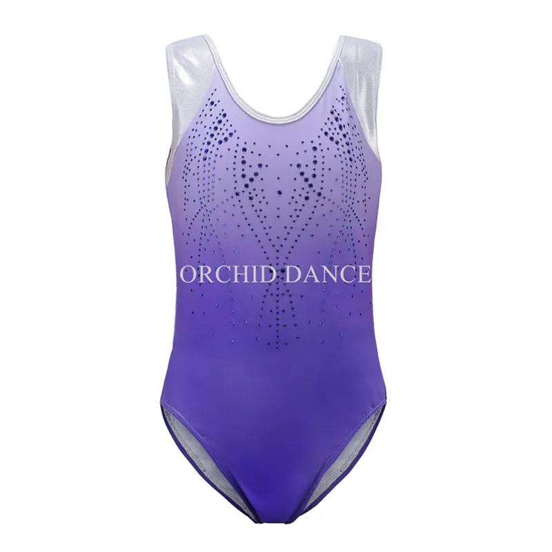 Nieuwe Komende Goede Kwaliteit Goedkope Kids Meisjes Blauw Gymnastiek Leotards