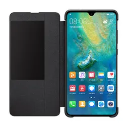 Funda de teléfono de cuero con tapa para Huawei Mate 20 Lite Pro X 20Pro 20 lite 20X Mate20Pro Mate20X Mate20lite Mate10, funda de Vista inteligente