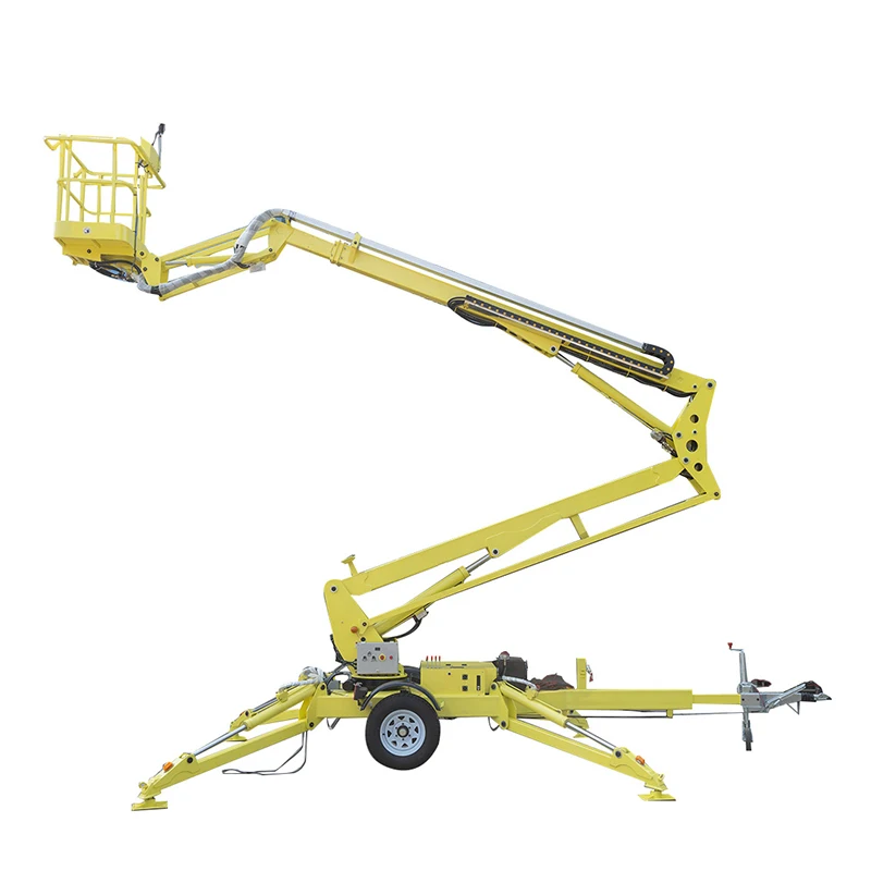 Trailer Mounted Towable Boom Lift for Construction SiteCD