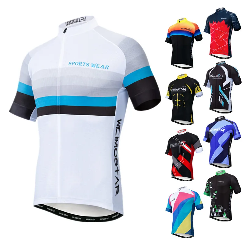 

Weimostar Pro Cycling Jersey Mens Summer Bike mtb Jersey Quick Dry Bicycle Shirt Team Racing Sport Cycling Clothing Lycra Man