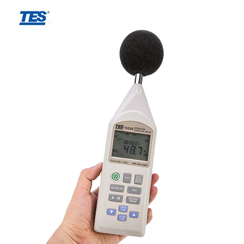 

TES-1353S Noise Meter leq sound level meter USB interface