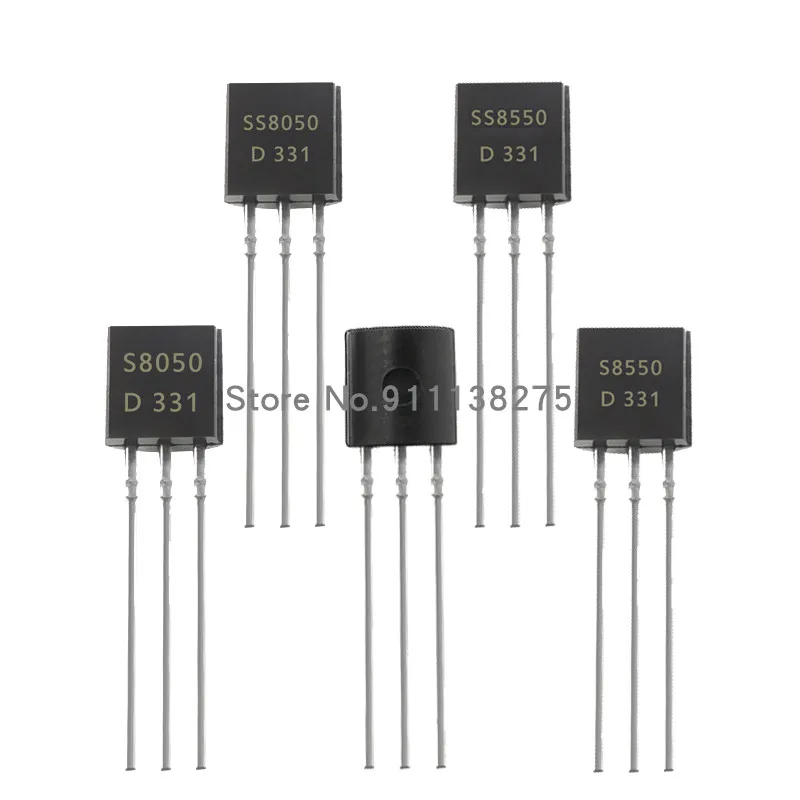 100 Buah/Lot S8050 S8550 SS8050 SS8550 TO-92 8050 Transistor Triode Baru Dalam Stok