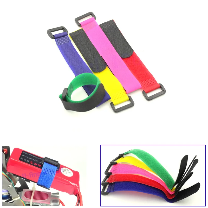 5Pcs/lot 20CM*20cm Rc Battery Fastening Tape for Li-Po Battery Of RC Quadcopter RC Aircraft Rc Boat Wholesale